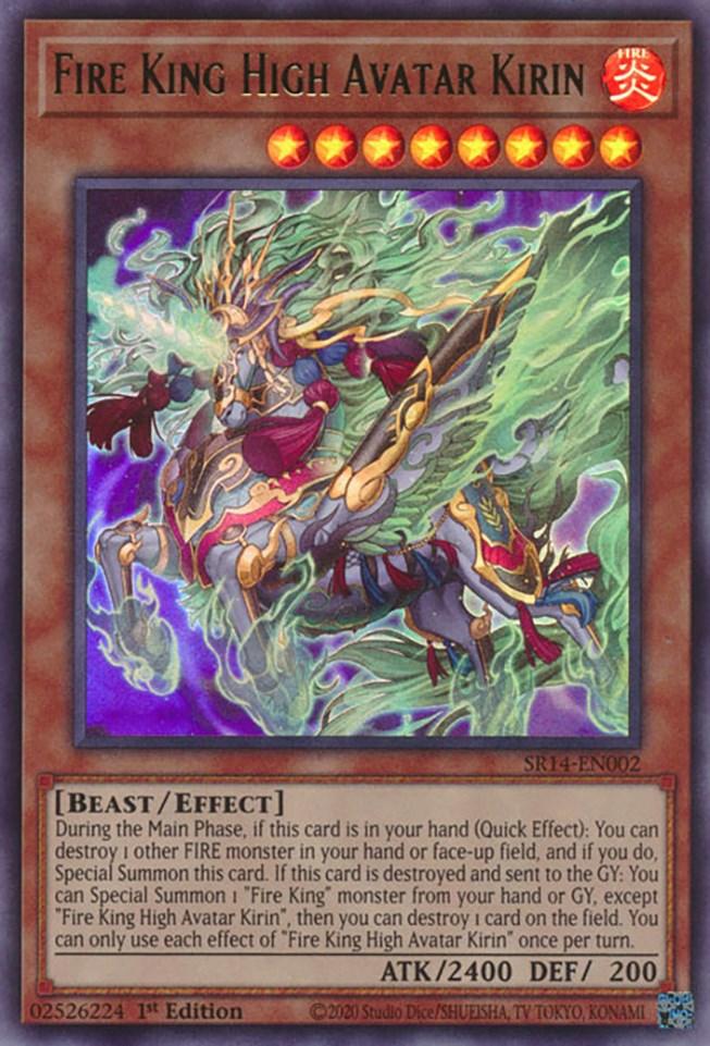 Fire King High Avatar Kirin [SR14-EN002] Ultra Rare (ONLINE ORDER ONLY)