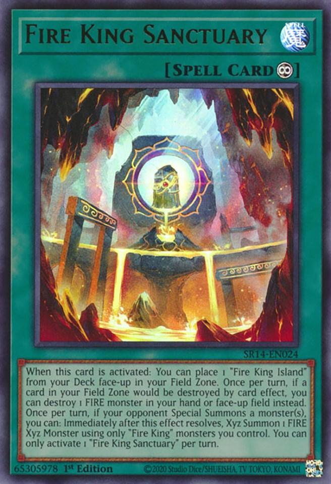 Fire King Sanctuary [SR14-EN024] Ultra Rare (ONLINE ORDER ONLY)