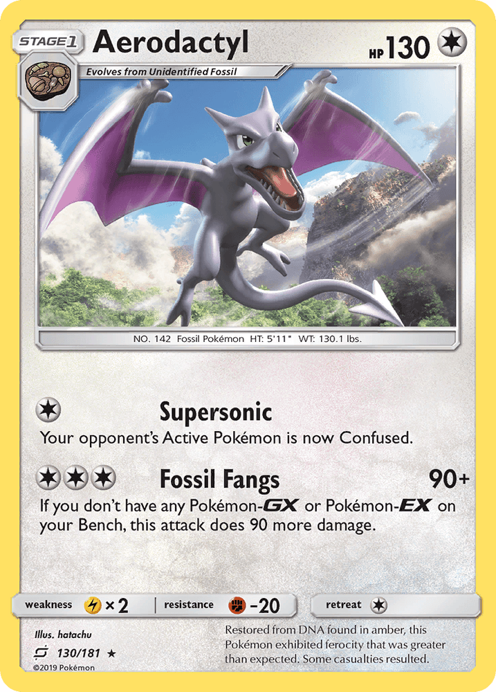 Aerodactyl (130/181) [Sun & Moon: Team Up] (Online Only)