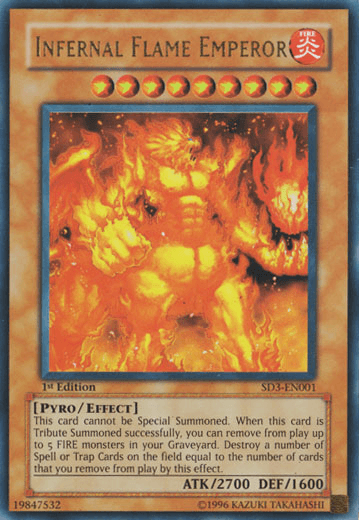 Infernal Flame Emperor [SD3-EN001] Ultra Rare (ONLINE ORDER ONLY)