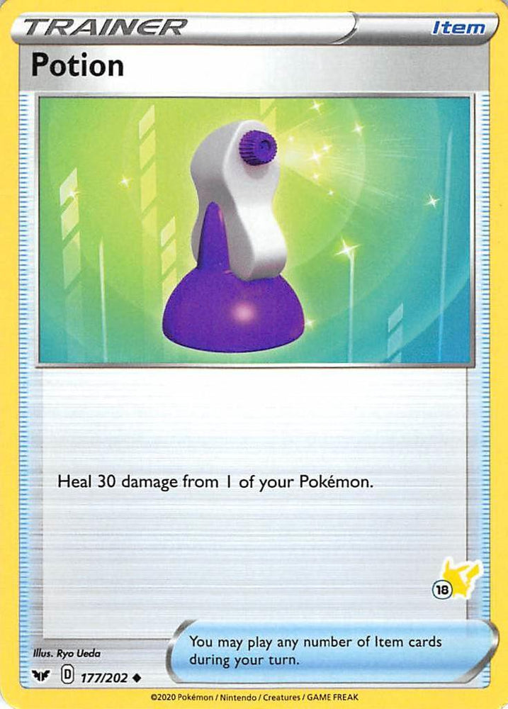 Potion (177/202) (Pikachu Stamp #18) [Battle Academy 2022] (Online Only)