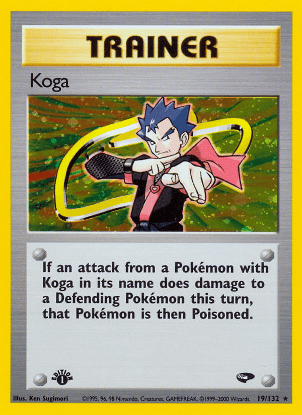 Koga (19/132) [Gym Challenge 1st Edition] (Online Only)