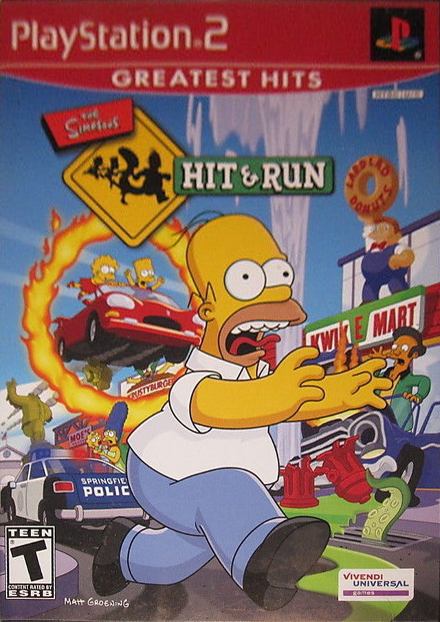 The Simpsons Hit & Run (Greatest Hits) (Playstation 2) (Online Only)