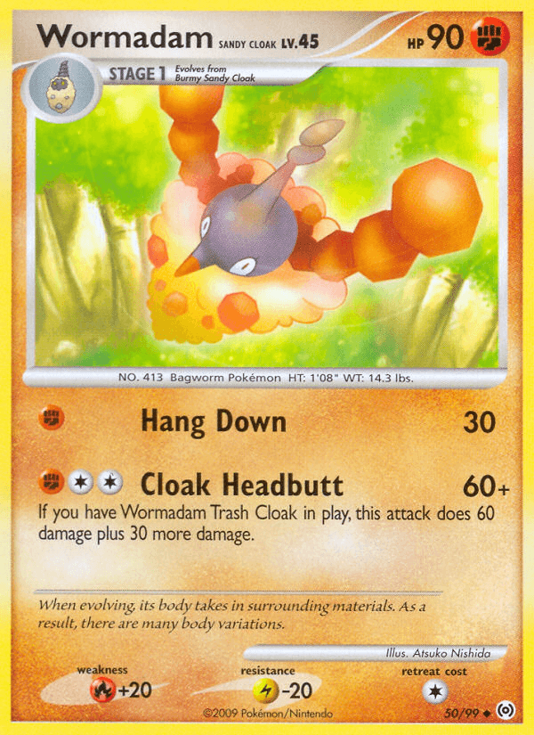 Wormadam Sandy Cloak (50/99) [Platinum: Arceus] (Online Only)