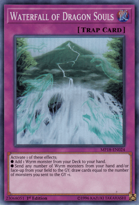 Waterfall of Dragon Souls [MP18-EN024] Super Rare (ONLINE ORDER ONLY)