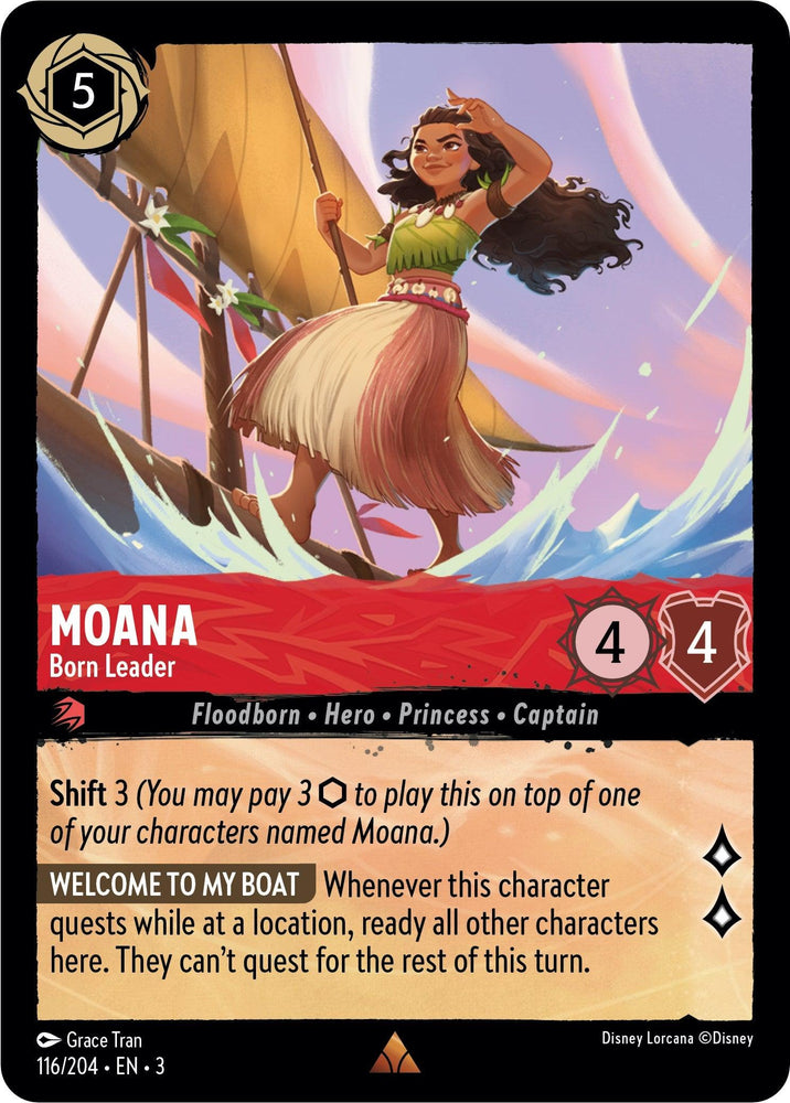Moana - Born Leader (116/204) [Into the Inklands] (ONLINE ORDER ONLY)