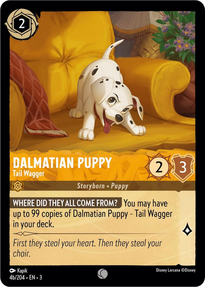 Dalmatian Puppy - Tail Wagger (4b) (4b/204) [Into the Inklands] (ONLINE ORDER ONLY)