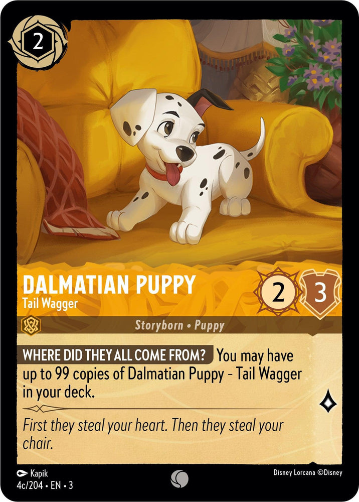 Dalmatian Puppy - Tail Wagger (4c) (4c/204) [Into the Inklands] (ONLINE ORDER ONLY)