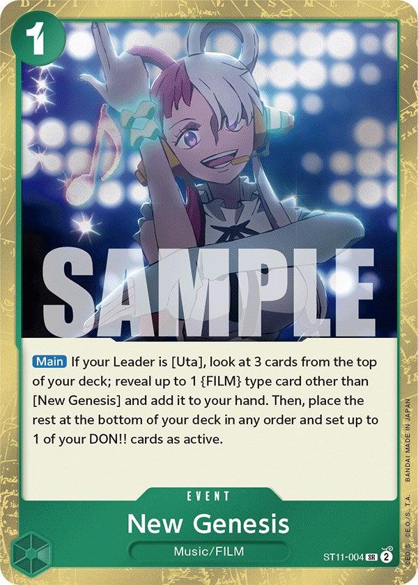 New Genesis [Starter Deck: Uta] (ONLINE ORDER ONLY)