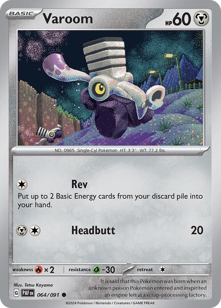 Varoom (064/091) [Scarlet & Violet: Paldean Fates] (Online Only)