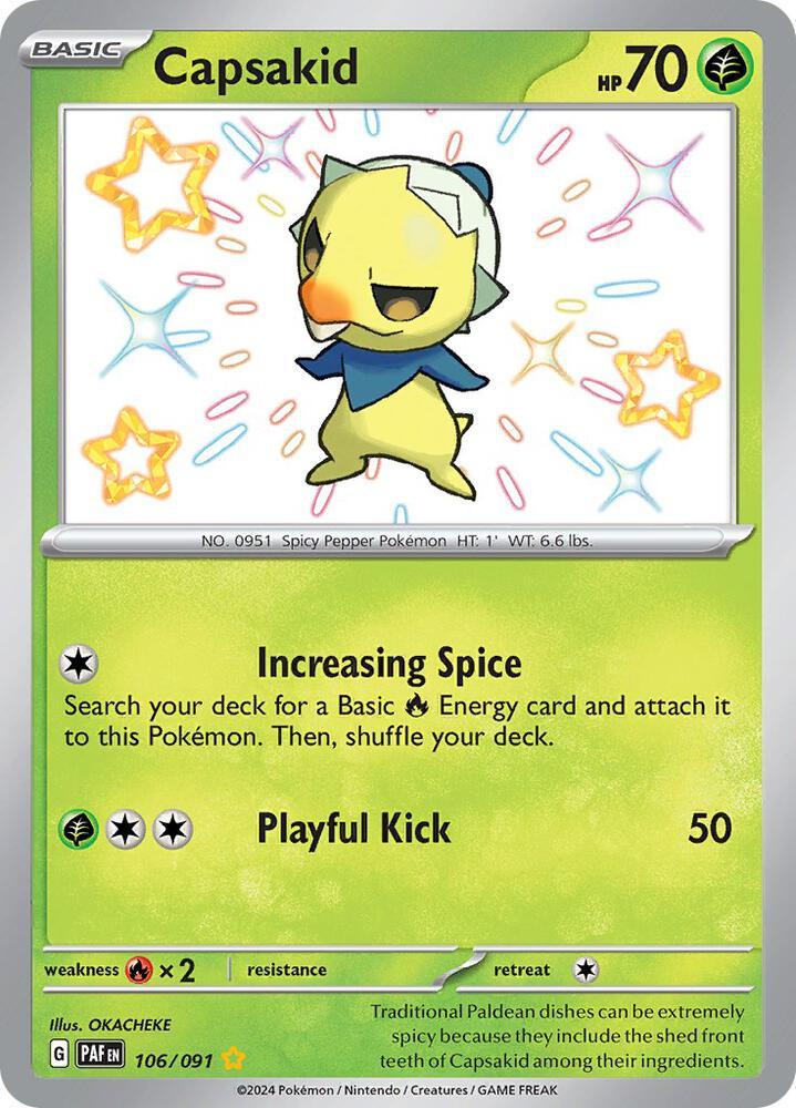 Capsakid (106/091) [Scarlet & Violet: Paldean Fates] (Online Only)