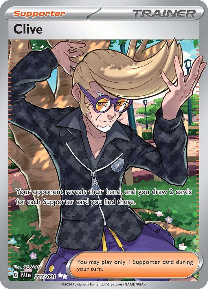 Clive (227/091) [Scarlet & Violet: Paldean Fates] (Online Only)