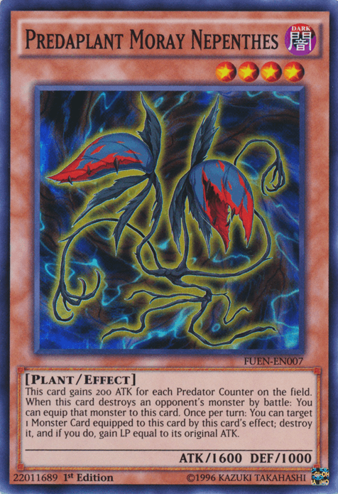 Predaplant Moray Nepenthes [FUEN-EN007] Super Rare (ONLINE ORDER ONLY)