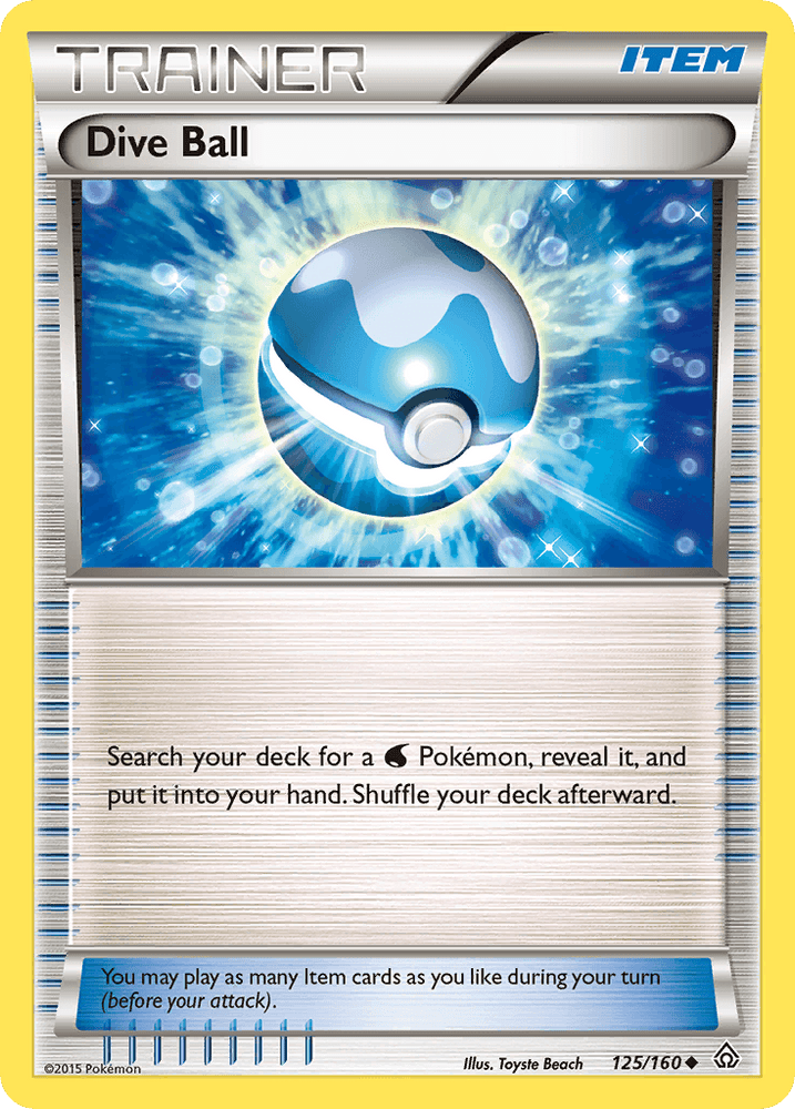 Dive Ball (125/160) [XY: Primal Clash] (Online Only)
