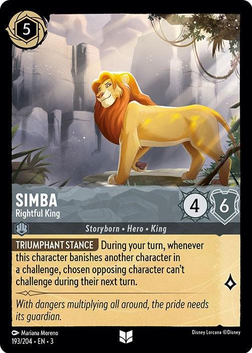 Simba - Rightful King (193/204) [Into the Inklands] (ONLINE ORDER ONLY)
