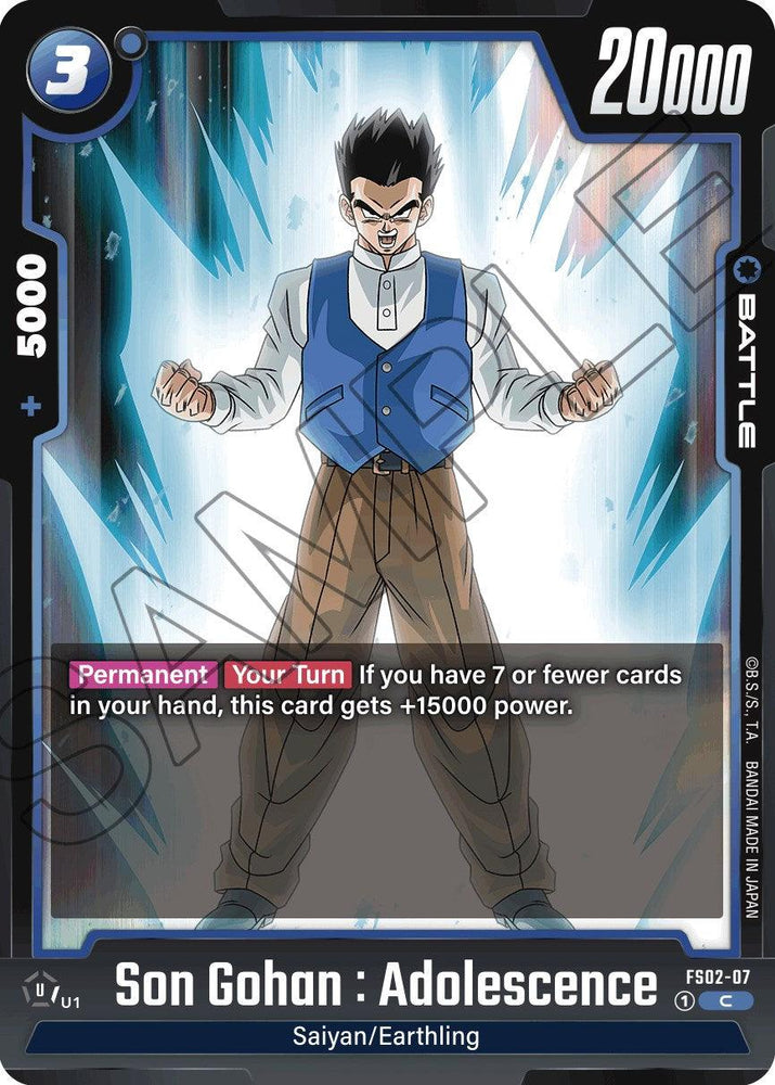 Son Gohan : Adolescence [Starter Deck: Vegeta] (ONLINE ORDER ONLY)
