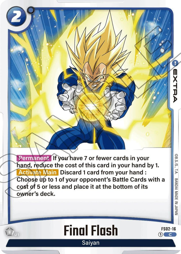 Final Flash [Starter Deck: Vegeta] (ONLINE ORDER ONLY)