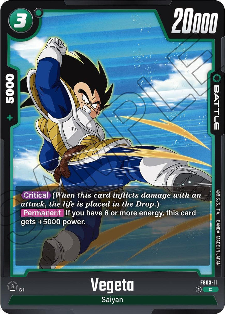 Vegeta (FS03-11) [Starter Deck: Broly] (ONLINE ORDER ONLY)