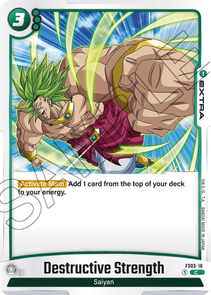 Destructive Strength [Starter Deck: Broly] (ONLINE ORDER ONLY)