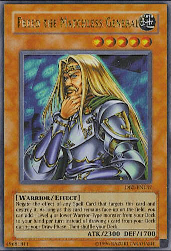 Freed the Matchless General [DB2-EN137] Ultra Rare (ONLINE ORDER ONLY)