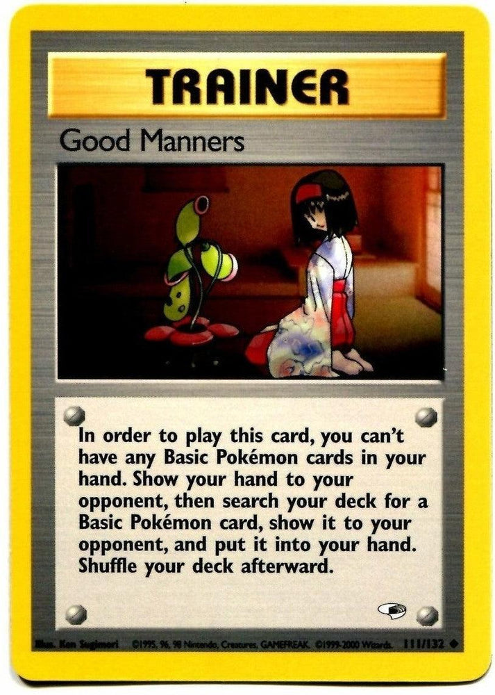 Good Manners (111/132) [Gym Heroes Unlimited] (Online Only)