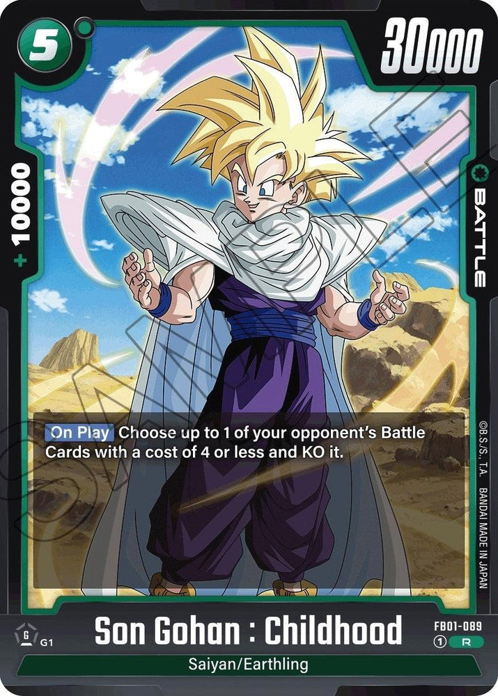 Son Gohan : Childhood (FB01-089) [Awakened Pulse] (ONLINE ORDER ONLY)