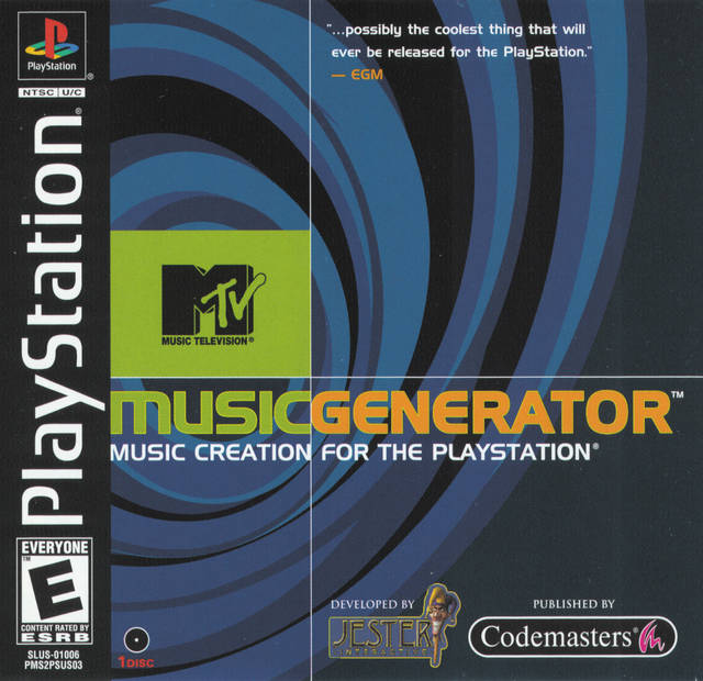 MTV Music Generator (Playstation) (ONLINE ORDER ONLY)