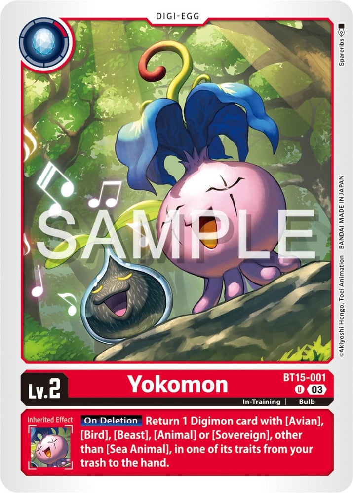 Yokomon [BT15-001] [Exceed Apocalypse] (ONLINE ORDER ONLY)