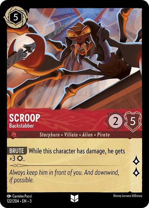 Scroop - Backstabber (122/204) [Into the Inklands] (ONLINE ORDER ONLY)
