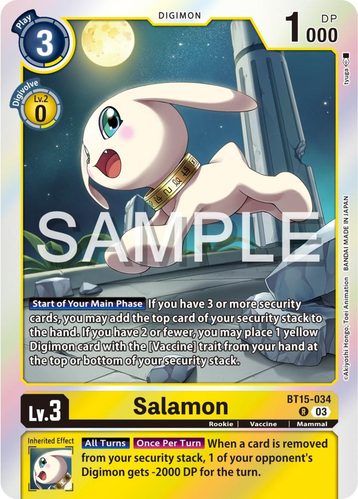 Salamon [BT15-034] [Exceed Apocalypse] (ONLINE ORDER ONLY)