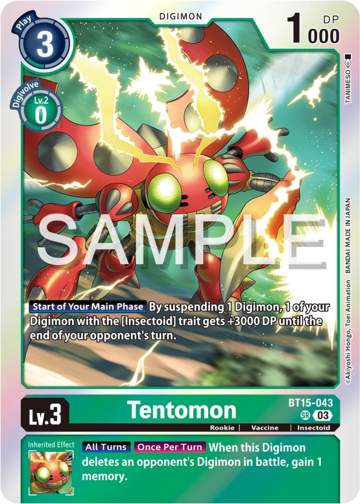 Tentomon [BT15-043] [Exceed Apocalypse] (ONLINE ORDER ONLY)