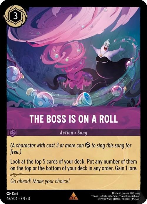 The Boss is on a Roll (63/204) [Into the Inklands] (ONLINE ORDER ONLY)
