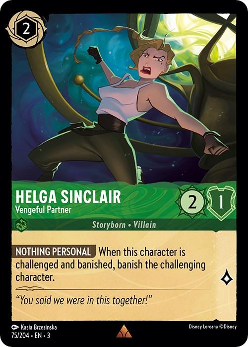 Helga Sinclair - Vengeful Partner (75/204) [Into the Inklands] (ONLINE ORDER ONLY)