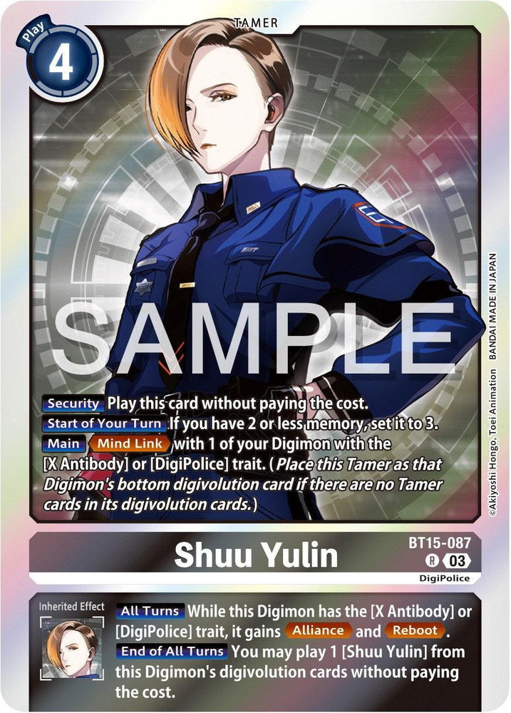 Shuu Yulin [BT15-087] [Exceed Apocalypse] (ONLINE ORDER ONLY)