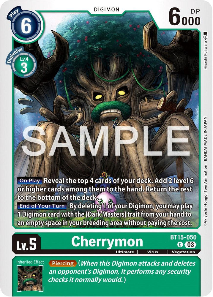 Cherrymon [BT15-050] [Exceed Apocalypse] (ONLINE ORDER ONLY)