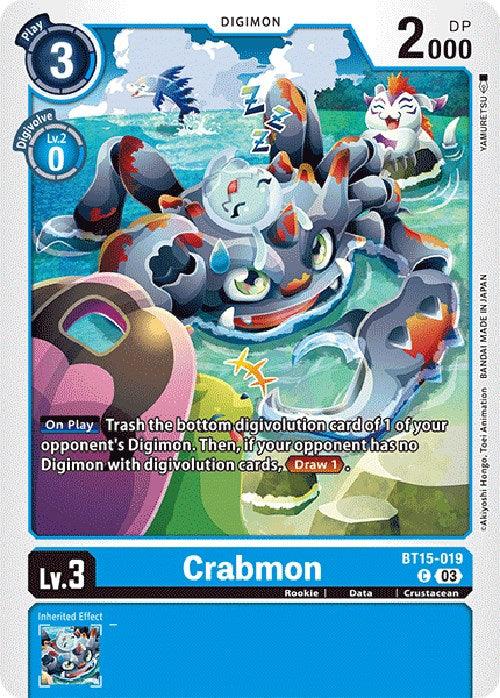 Crabmon [BT15-019] [Exceed Apocalypse] (ONLINE ORDER ONLY)