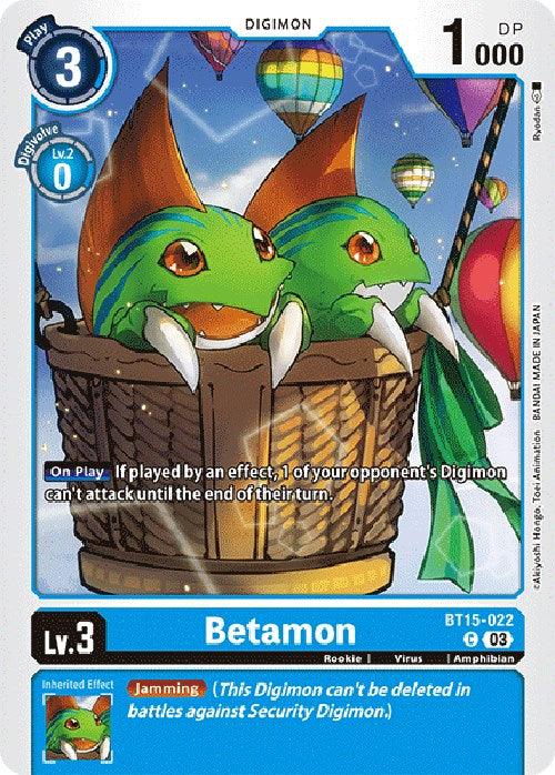 Betamon [BT15-022] [Exceed Apocalypse] (ONLINE ORDER ONLY)