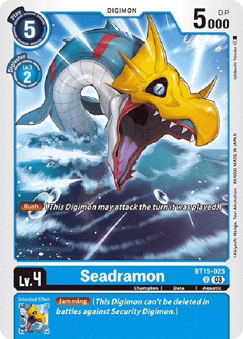 Seadramon [BT15-025] [Exceed Apocalypse] (ONLINE ORDER ONLY)