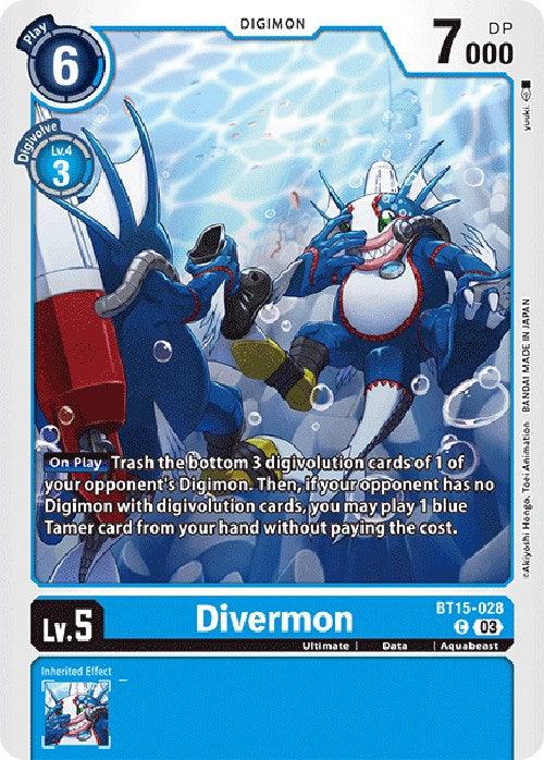 Divermon [BT15-028] [Exceed Apocalypse] (ONLINE ORDER ONLY)