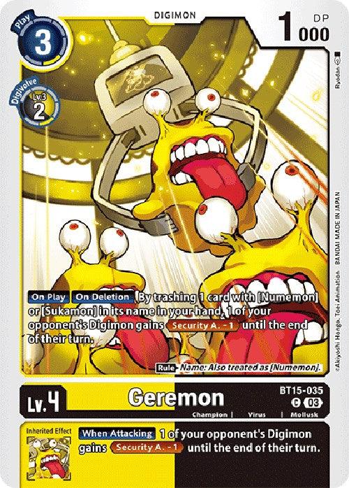 Geremon [BT15-035] [Exceed Apocalypse] (ONLINE ORDER ONLY)