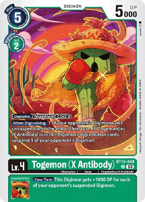 Togemon [BT15-048] (X Antibody) [Exceed Apocalypse] (ONLINE ORDER ONLY)