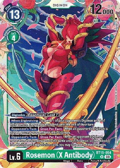 Rosemon [BT15-054] (X Antibody) [Exceed Apocalypse] (ONLINE ORDER ONLY)
