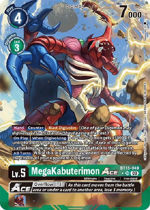 MegaKabuterimon Ace [BT15-049] (Alternate Art) [Exceed Apocalypse] (ONLINE ORDER ONLY)