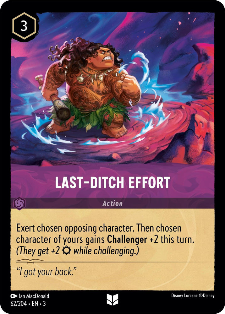 Last-Ditch Effort (62/204) [Into the Inklands] (ONLINE ORDER ONLY)