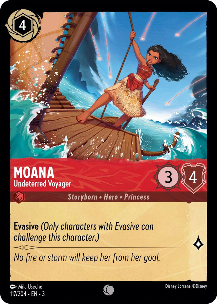 Moana - Undeterred Voyager (117/204) [Into the Inklands] (ONLINE ORDER ONLY)