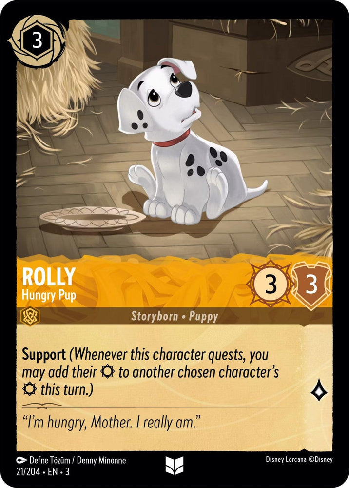 Rolly - Hungry Pup (21/204) [Into the Inklands] (ONLINE ORDER ONLY)