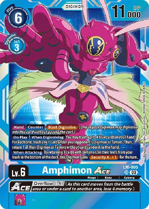 Amphimon Ace [LM-005] (English Exclusive) [Exceed Apocalypse] (ONLINE ORDER ONLY)
