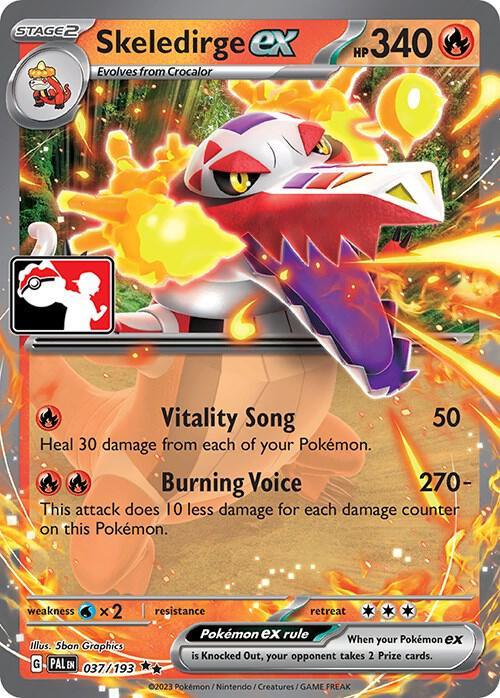 Skeledirge ex (037/193) [Prize Pack Series Four] (Online Only)