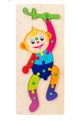Children's Cartoon Number Animal Puzzle (ONLINE ORDER ONLY)