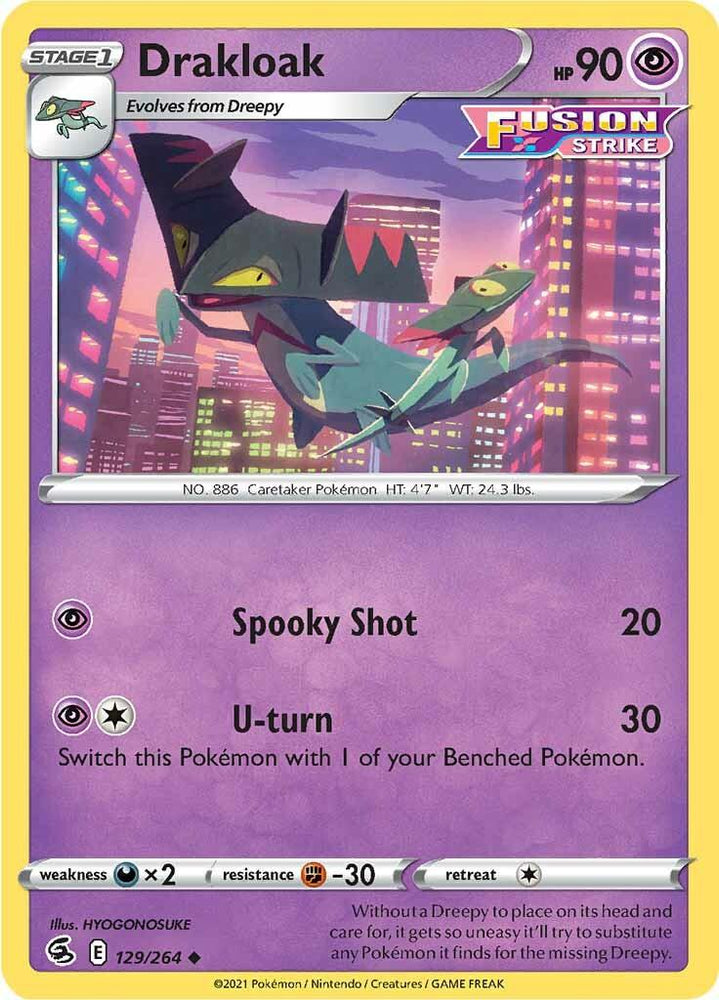 Drakloak (129/264) [Sword & Shield: Fusion Strike] (Online Only)